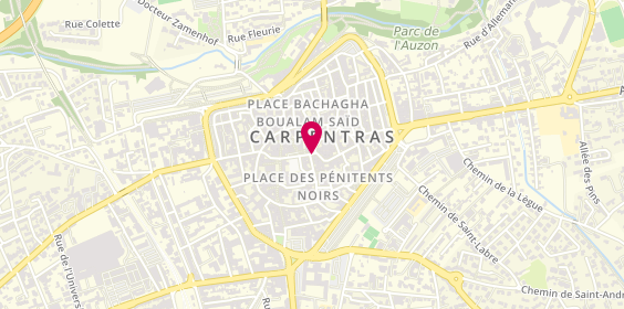 Plan de Optic 2000, Place de la Mairie
110 Rue d'Inguimbert, 84200 Carpentras