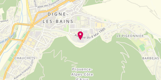 Plan de Alain Afflelou, Centre Commercial Intermarché, 04000 Digne-les-Bains