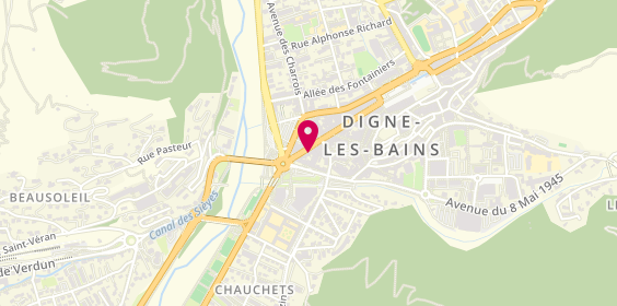 Plan de Le Lunetier Olivier, 8 Boulevard Gassendi, 04000 Digne-les-Bains