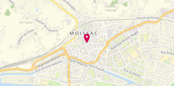 Plan de Opticien Moissac - Malaveille - Krys, 7 Rue Malaveille, 82200 Moissac