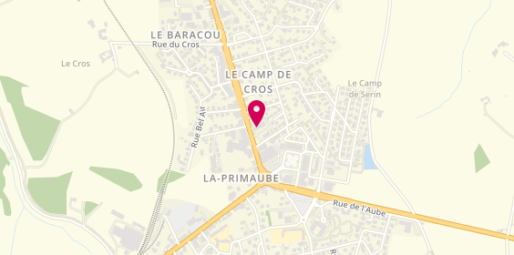 Plan de Optique Krys, 14 avenue de Rodez, 12450 Luc-la-Primaube