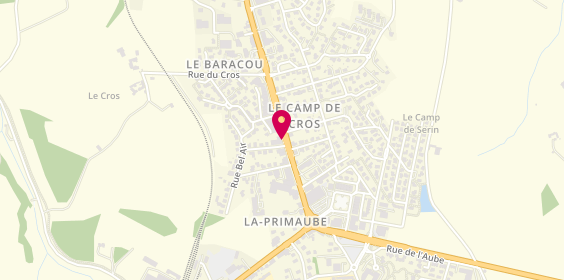 Plan de Optique Bertorelle, 23 avenue de Rodez, 12450 Luc-la-Primaube