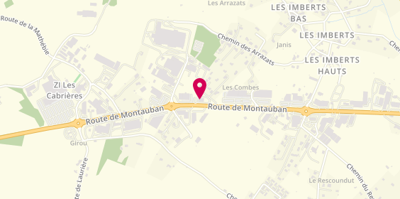 Plan de Optical Center, 514 Route de Montauban, 12200 Villefranche-de-Rouergue