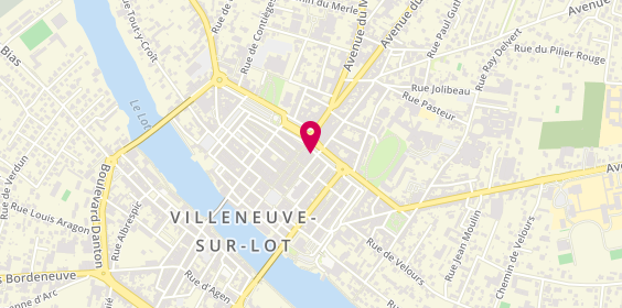Plan de Villeneuve Optique, 3 Pl. De la Libération, 47300 Villeneuve-sur-Lot