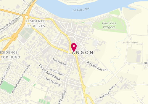 Plan de Lissac, 15 place du Général de Gaulle, 33210 Langon
