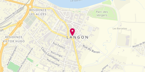 Plan de Krys, 14 place du Général de Gaulle, 33210 Langon
