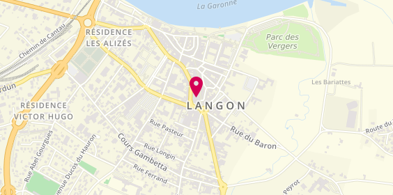 Plan de Benocle Langon, 51 Rue Maubec, 33210 Langon