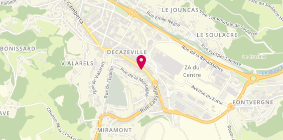 Plan de Optique Surdite Renaud A et D, 23 Rue Cayrade, 12300 Decazeville