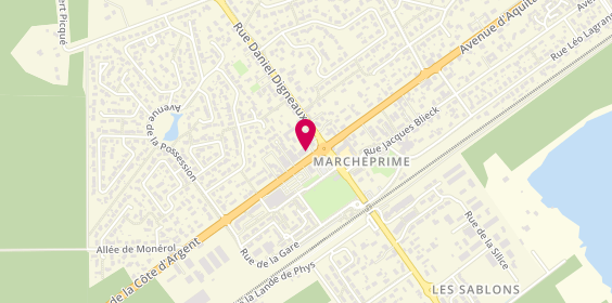 Plan de Marcheprime Audition, 16 avenue de la Côté d'Argent, 33380 Marcheprime