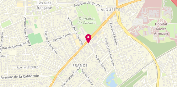 Plan de Opticien Pessac - Alouette - le Collectif des Lunetiers, 31 avenue du Général Leclerc, 33600 Pessac