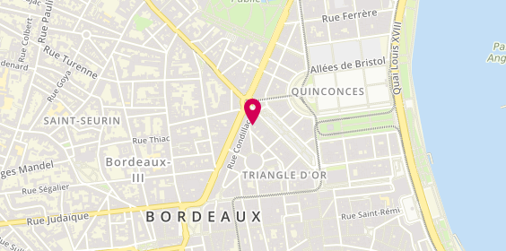 Plan de Ligne de Vue, 20 Rue Jean Jacques Rousseau, 33000 Bordeaux