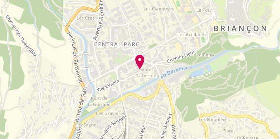 Plan de L'Opticien des Ecrins, Centre Commercial Carrefour Espace Sud, 05100 Briançon