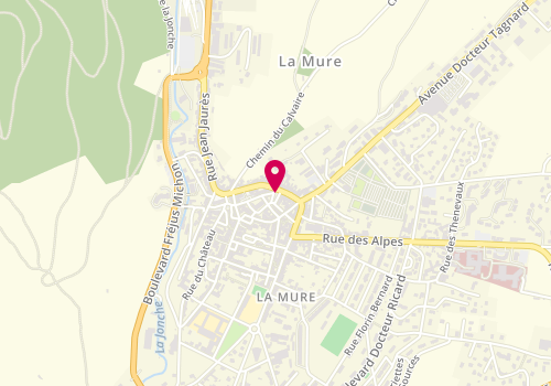 Plan de Optique des Alpes, 2 Place Pasteur, 38350 La Mure D'isère