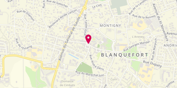 Plan de Bordelaise de Lunetterie Blancop, 4 Place Eglise, 33290 Blanquefort