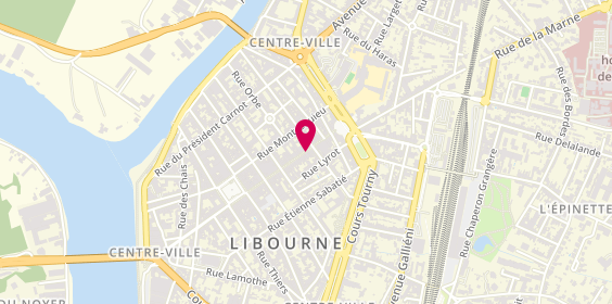 Plan de Atol, 66 Rue Gambetta, 33500 Libourne