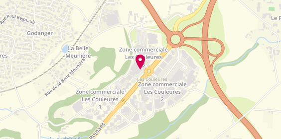 Plan de Optical Center, 22 Rue Pierre Lubat
Chem. Des Couleures Zone Aménagement Des, 26000 Valence