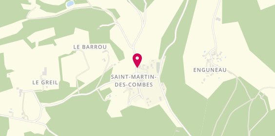 Plan de Optique Chez Vous, Le Bourg, 24140 Saint-Martin-des-Combes