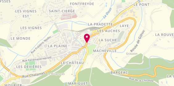 Plan de Audition Boisson - Audioprothésiste, 21 Rue Désiré Bancel, 07270 Lamastre