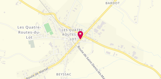 Plan de OPTIC 46 Optique des Quatres Routes, 4 Routes du Lotissement (Les
5 avenue Augustin Garcia, 46110 Le Vignon-en-Quercy