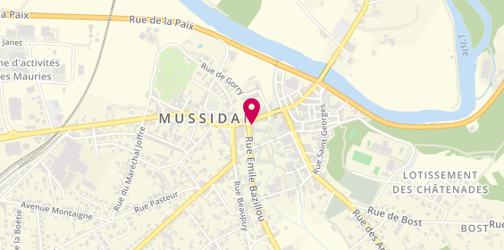 Plan de Mussidan Optic, 1 Rue Emile Bazillou, 24400 Mussidan