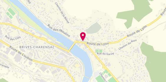 Plan de Élégance Optique, Sport et Style Sur-Mesure, 5 Route de Lyon, 43700 Brives-Charensac