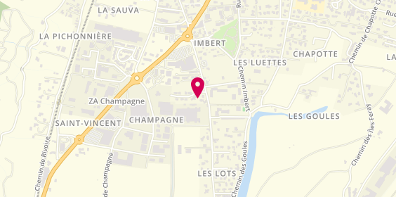 Plan de Grenard Optique, Centre Commercial Champion Avenue Hélène de Tournon, 07300 Tournon-sur-Rhône