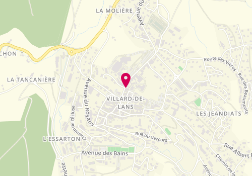 Plan de Le Collectif des Lunetiers, 72 avenue du Général de Gaulle, 38250 Villard-de-Lans