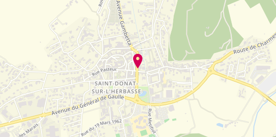 Plan de OPTI’SOIN - OPTICIEN CREATEUR, 4 Rue Danthony, 26260 Saint-Donat-sur-l'Herbasse