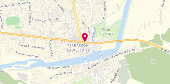 Plan de Opticien Terrasson-Lavilledieu | Alain Afflelou, 6 Rue Aristide Briand, 24120 Terrasson-Lavilledieu