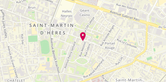 Plan de Écouter Voir Optique Mutualiste, 166 avenue Ambroise Croizat, 38400 Saint-Martin-d'Hères