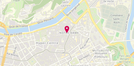 Plan de Charline Optic, 14 Place Notre Dame, 38000 Grenoble
