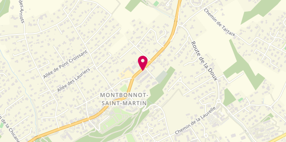 Plan de Optique Montbonnot - Coeur Village, 830 Rue Général de Gaulle, 38330 Montbonnot-Saint-Martin