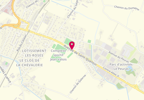 Plan de Vision Plus Tullins Optique, Centre Commercial Carrefour Route Saint Quentin, 38210 Tullins
