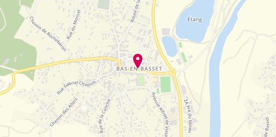 Plan de L'Opticien Bas-En-Basset, 15 Boulevard de la Sabliere, 43210 Bas-en-Basset