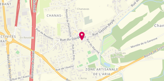 Plan de Coraline Optique - Opticienne à domicile, 5 Bis place de France, 38150 Chanas