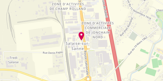 Plan de Optical Center, 151 Rue Glières Zone Artisanale
Imp. Chp Rolland, 38150 Salaise-sur-Sanne