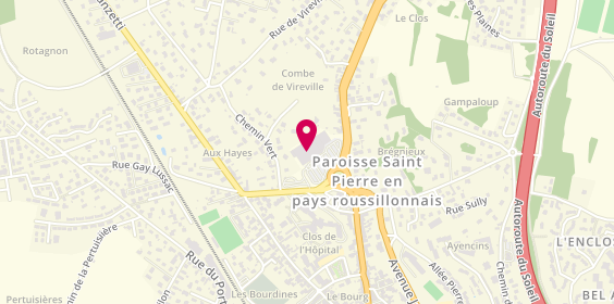 Plan de Lissac, Rue Bellefontaine Centre Commercial Intermarché, 38550 Le Péage-de-Roussillon