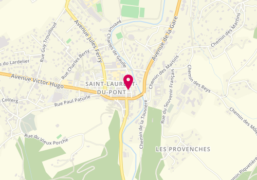 Plan de Vision Plus, 14 avenue Charles de Gaulle, 38380 Saint-Laurent-du-Pont