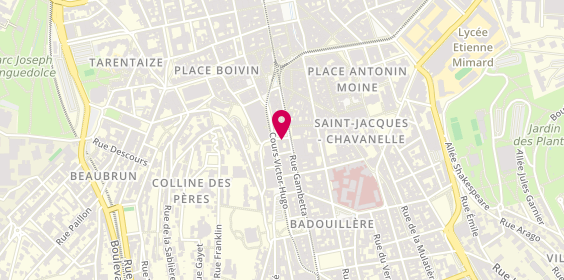 Plan de Centre Optique Mutoptic, 1 Place Waldeck Rousseau, 42000 Saint-Étienne