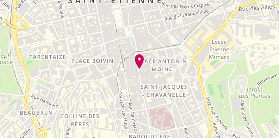 Plan de Lunetterie Michelet, 13 Rue Michelet, 42000 Saint-Étienne