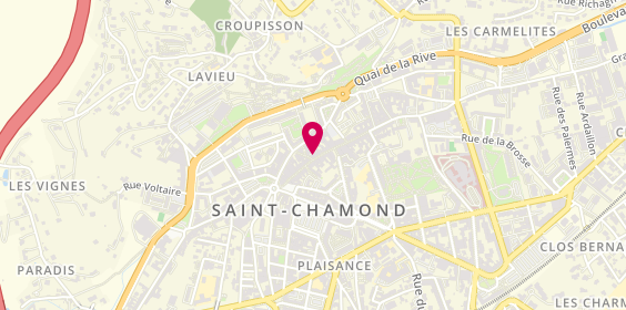 Plan de Optique Saint Chamond C V L, 60 Rue République, 42400 Saint-Chamond