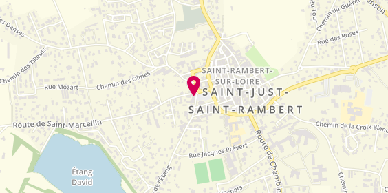Plan de Atoll, 7 place de la République, 42170 Saint-Just-Saint-Rambert