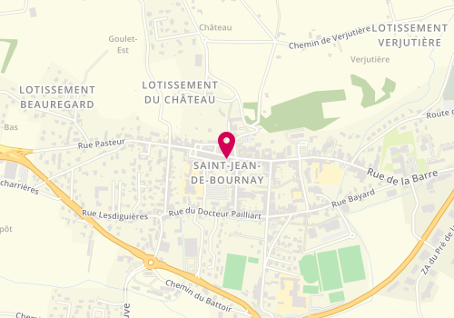 Plan de Le Collectif des Lunetiers, 61 Avenue de la République, 38440 Saint-Jean-de-Bournay