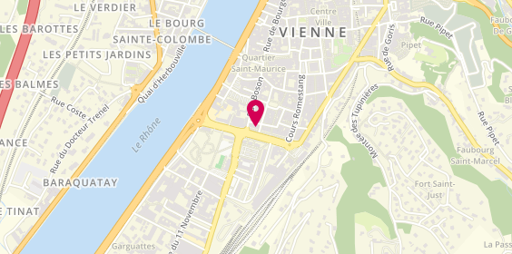 Plan de Écouter Voir Audition Mutualiste, 18 Rue Allmer, 38200 Vienne