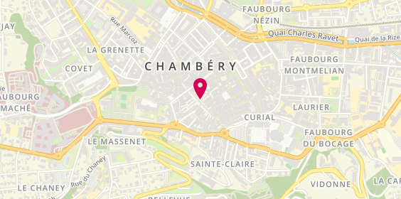 Plan de Grandoptical, place Saint-Léger, 73000 Chambéry