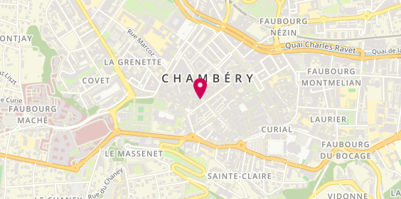 Plan de Jimmy Fairly, 203 place Saint-Léger, 73000 Chambéry