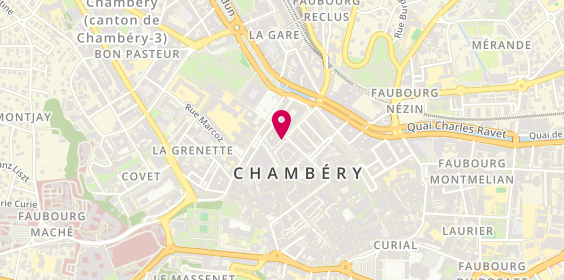 Plan de Oscar Chambery, 2 Rue de Maistre, 73000 Chambéry