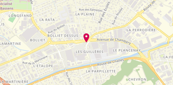 Plan de O B A, 168 avenue de Chambéry, 73230 Saint-Alban-Leysse