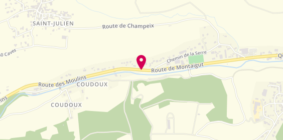Plan de Optique Champeix, 14 Bis Route Montaigut, 63320 Champeix