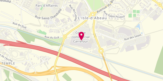 Plan de Lynx Optique, Zone Aménagement Les Sayes Centre Commercial Carrefour
Rue des Sayes, 38080 L'Isle-d'Abeau